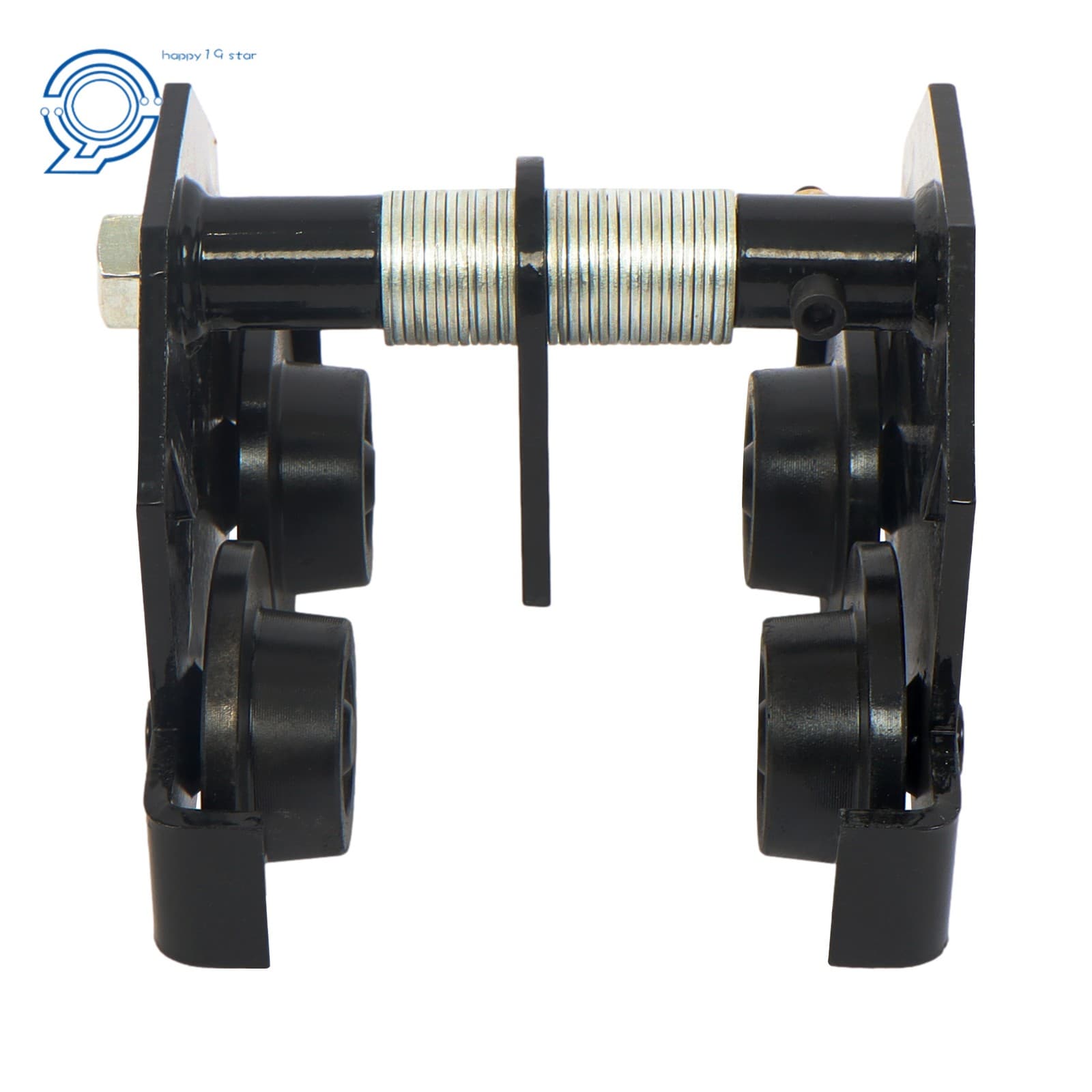 1100 lbs/0.5 Ton Double Wheel I-Beam Trolley Alloy Steel 55-135mm Adjustable 5