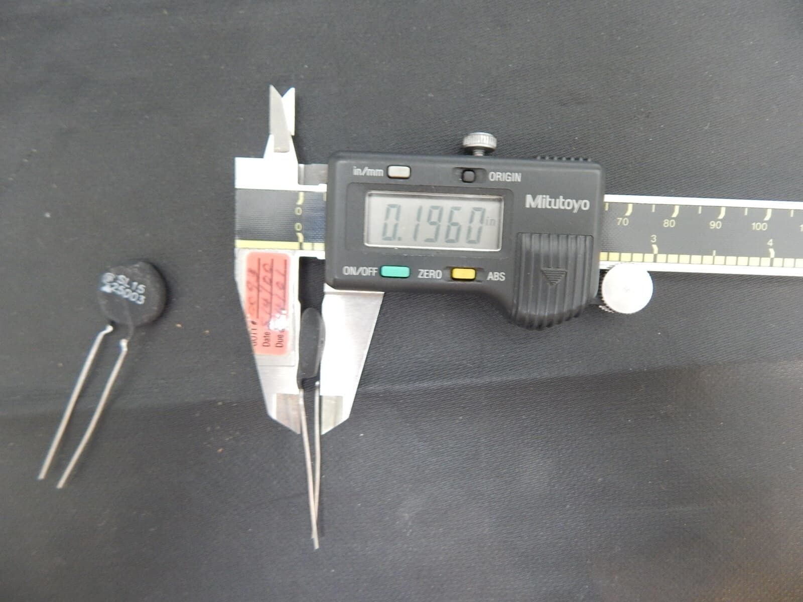 2x AMETHERM SL15-25003 THERMISTOR INRUSH CURRENT LIMITER 3A 25 OHM AT 25C RADIAL 3