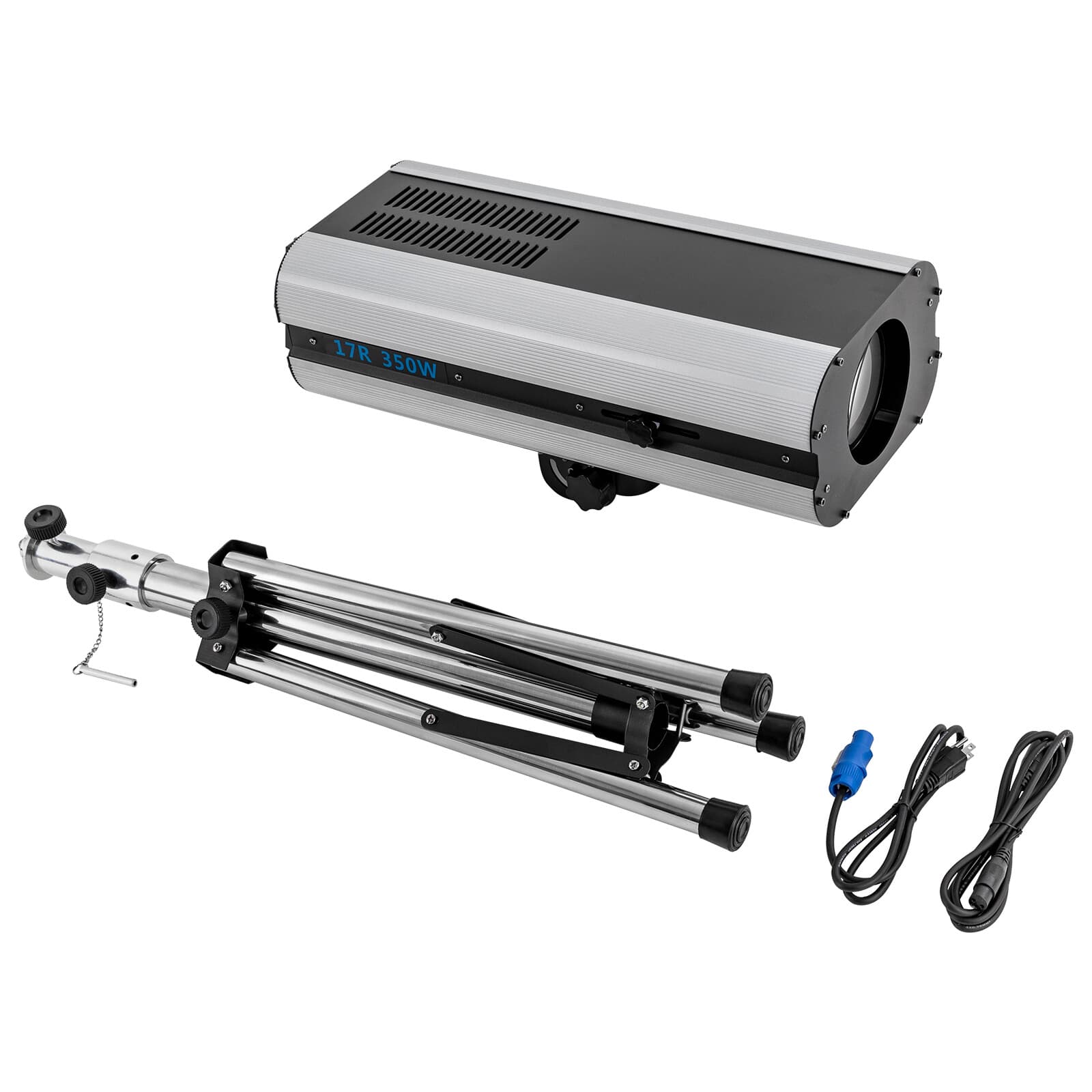 350W LED Beam Spotlight Follow Spot Light Stage Light Effect DJ Party w/ Tripod 5