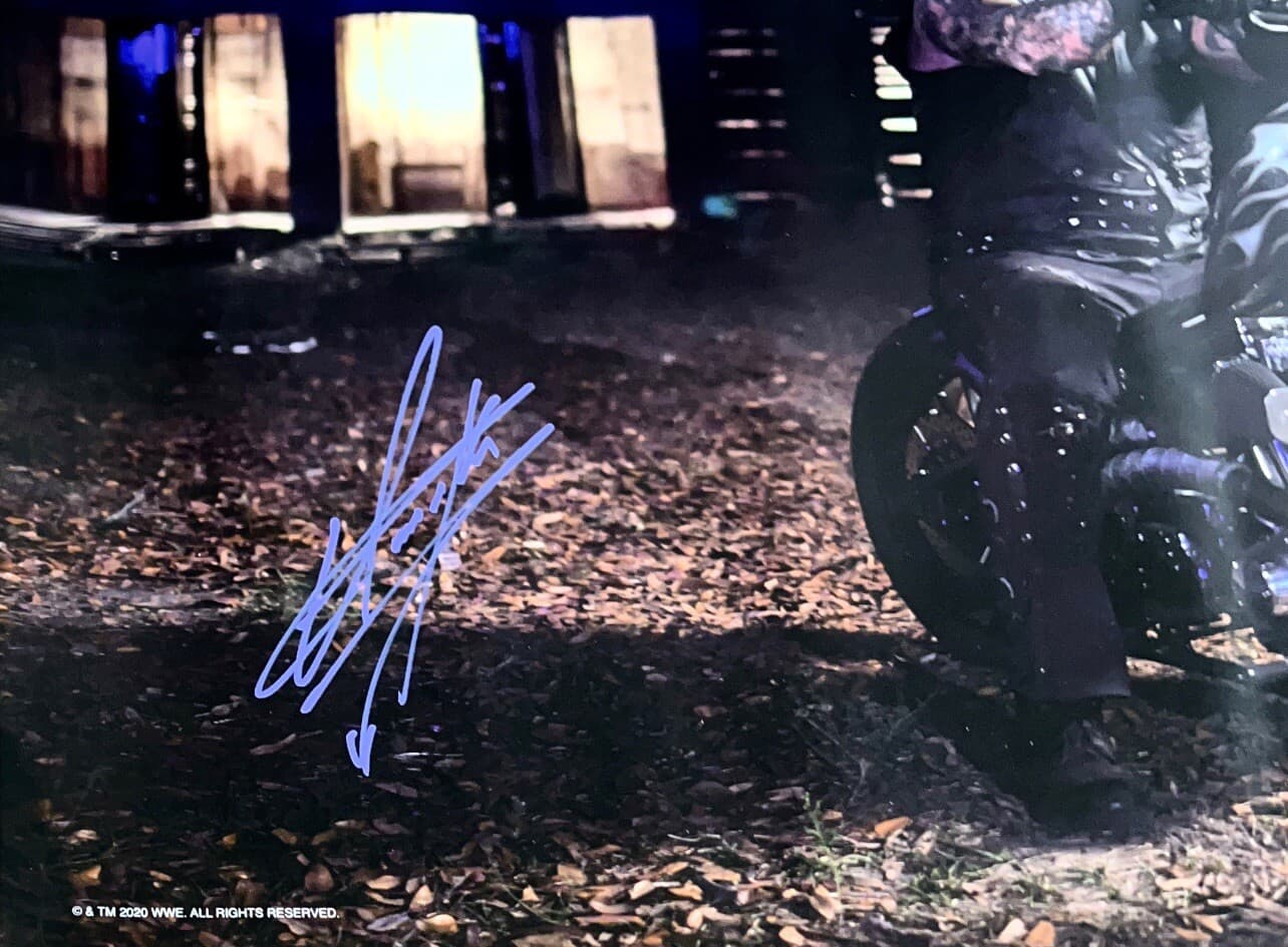 WWE THE UNDERTAKER SIGNED 24X36 AUTOGRAPHED WRESTLING PHOTO WITH JSA COA RARE 2