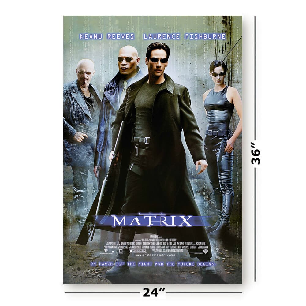 The Matrix - Movie Poster (Regular Style) (Size: 24" X 36") 2