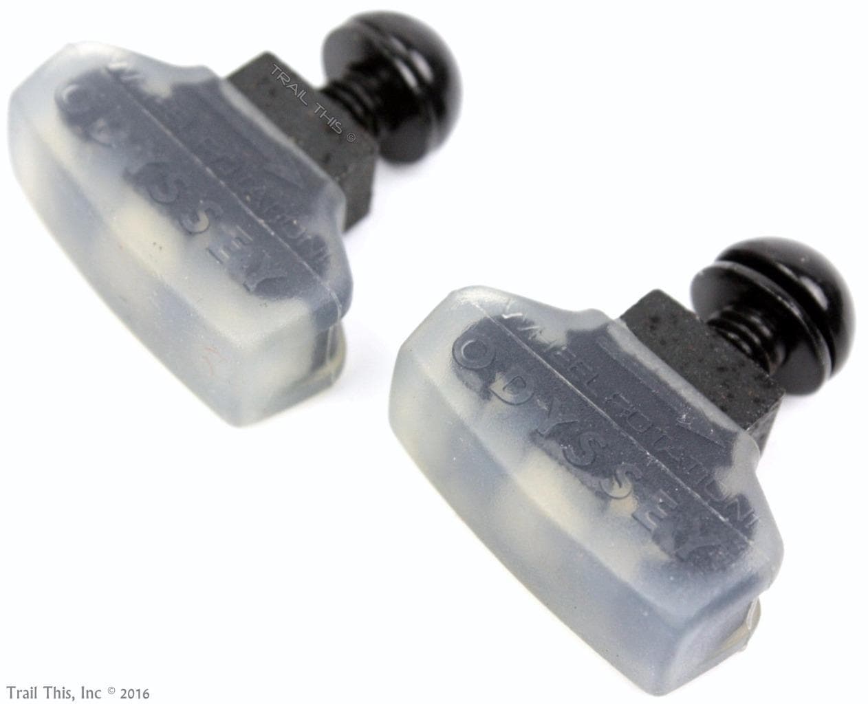 Odyssey Ghost Clear Soft Compound BMX Bicycle U-Brake Pads Threaded Post