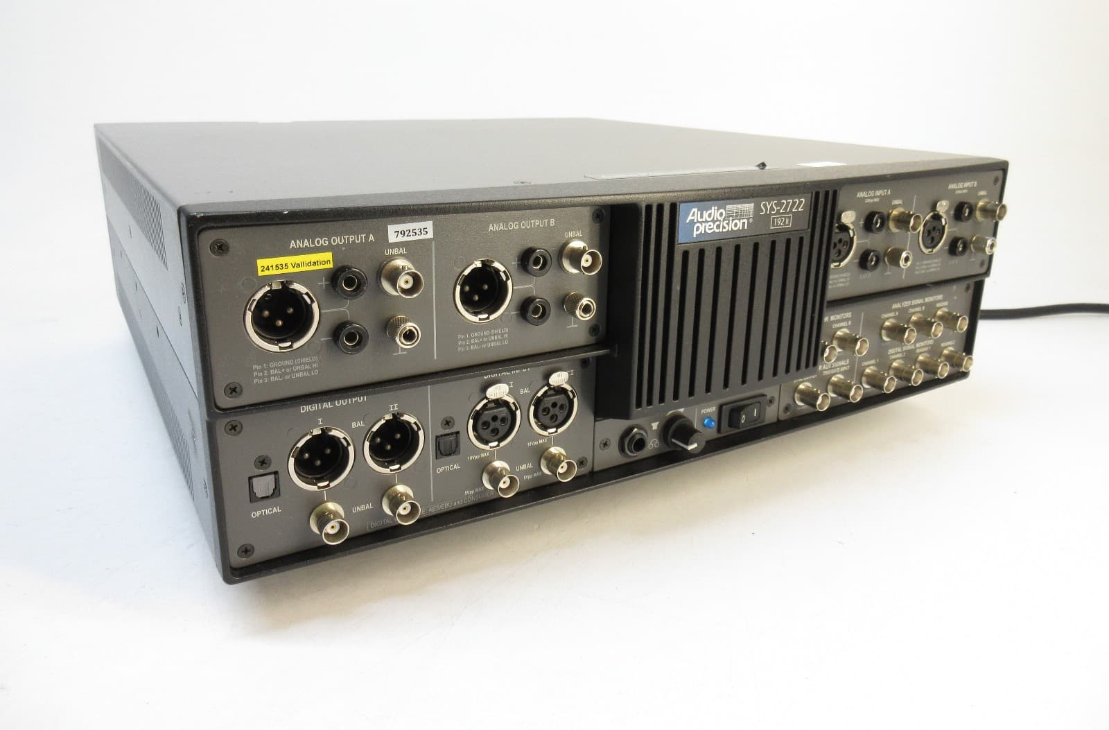 Audio Precision SYS2722 Audio Analyzer w/ Opt IMD, BUR, S-AES17, CCR, B20K, B40K