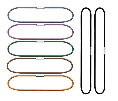  7 Random Color Notebook Elastic Spring Bands Connecting Insert Refill 