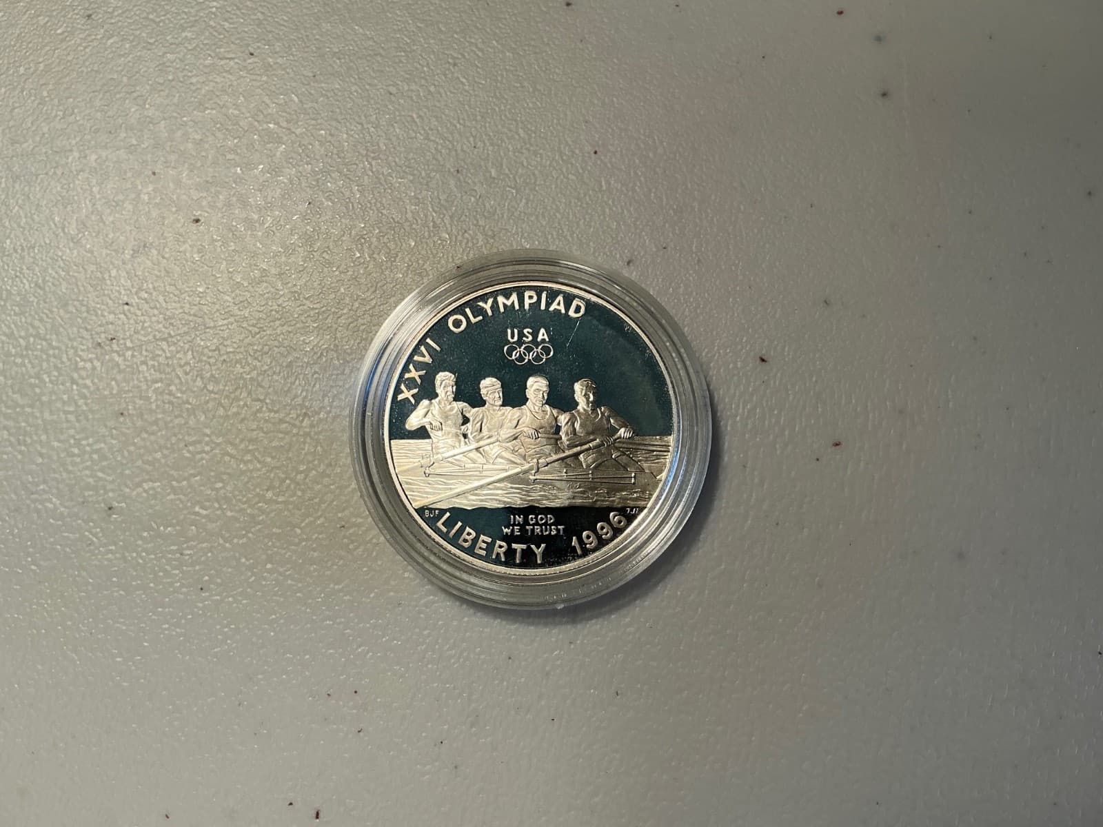 1995 - 1996 U.S. Olympic Eight Coin Silver Dollar Proof Set w/ COA and OGP 2