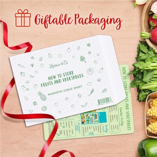  Produce Magnet - Fruit & Vegetable Storage Magnetic Chart - The Storage Guide 3