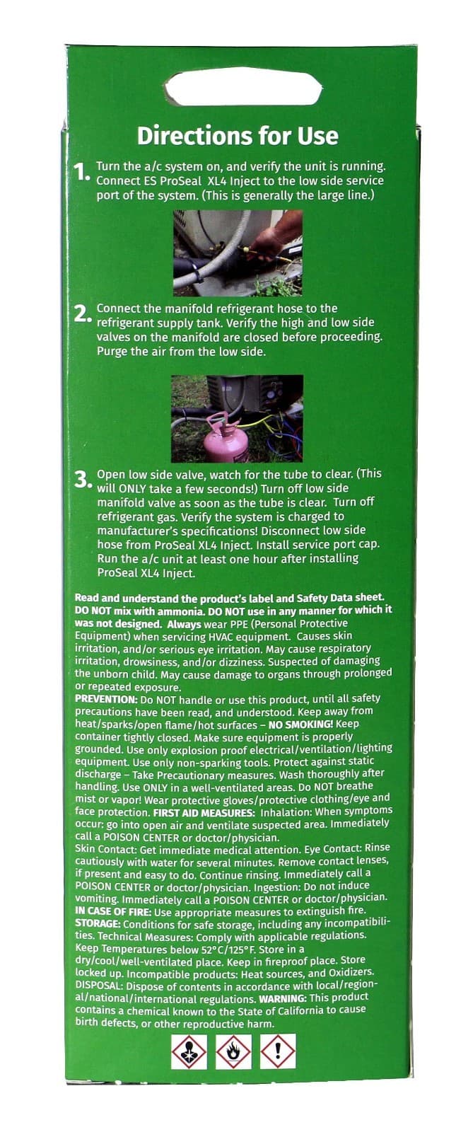 Enviro-Safe Direct Inject Proseal XL4 Fractional-1.5 ton Inject 8/P 2100AI-1.5MP 4