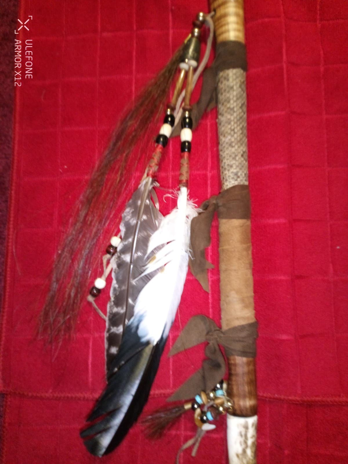 Massive !! 24.5 Inch Long ,Brass Peace Pipe Tomahawk  2