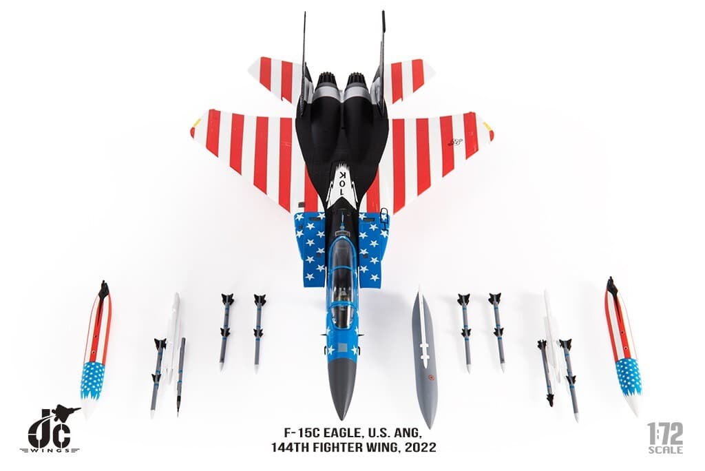 F-15C Eagle, US ANG, 144th Fighter Wing, 2022, 1/72, JCW-72-F15-029 4