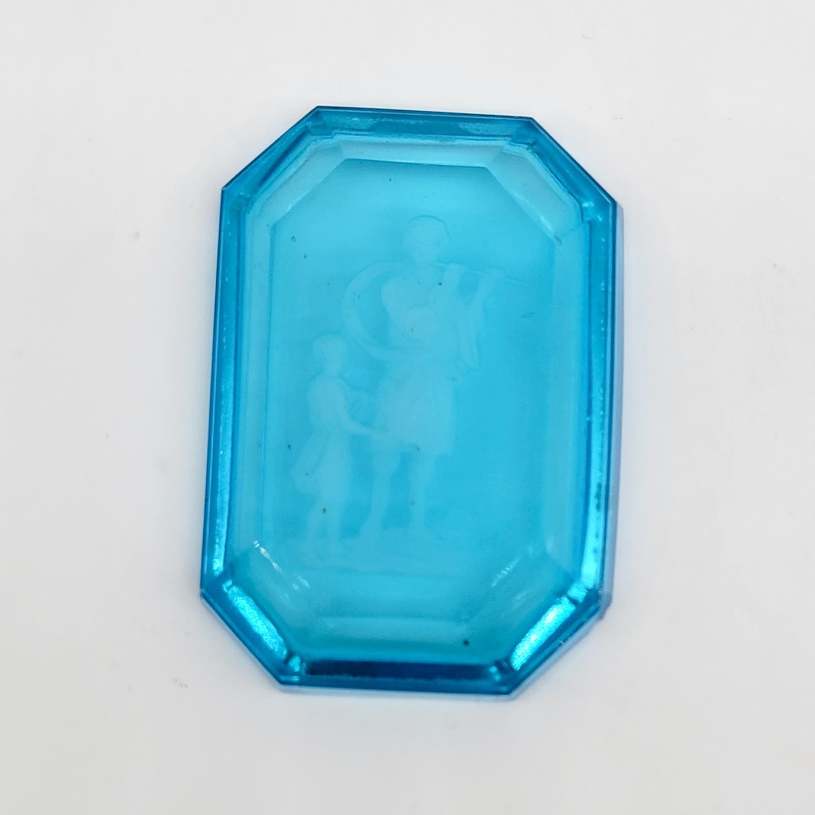 (4) Antique Heinrich Hoffmann Intaglio Trinket Trays/Salts Crystal 3