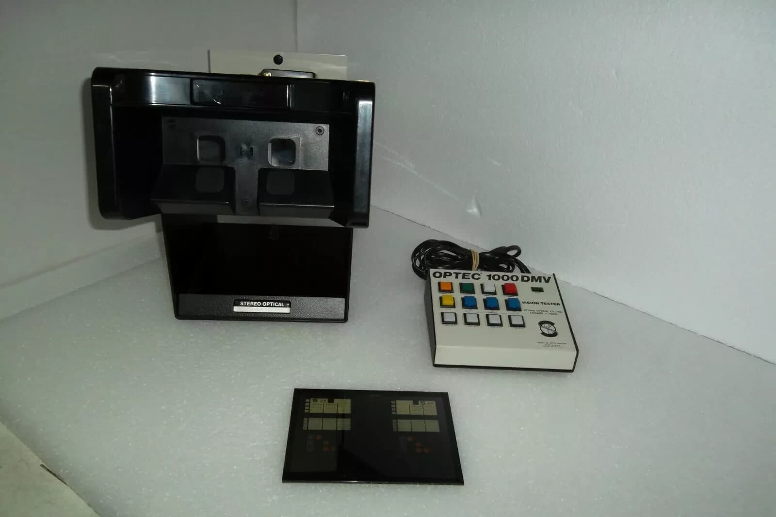 Stereo Optical OPTEC 1000 DMV Vision Tester / Screener w/Slide OEM FULLY TESTED 4