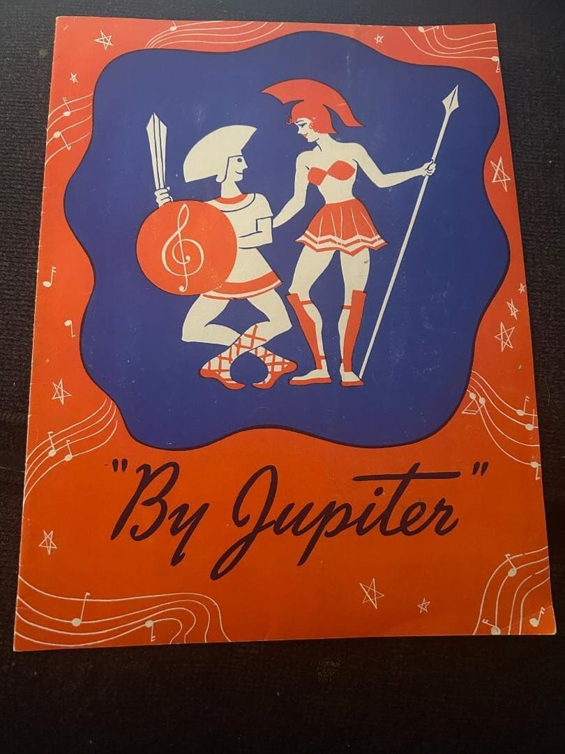 By Jupiter Souvenir Book Program Ray Bolger 1942