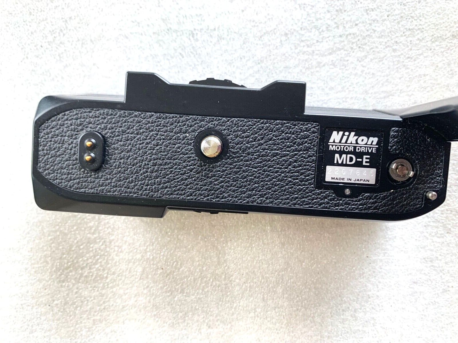 Nikon Motor drive MD-E Winder for Nikon EM FG FG-20 35mm film SLR camera-Tested 2