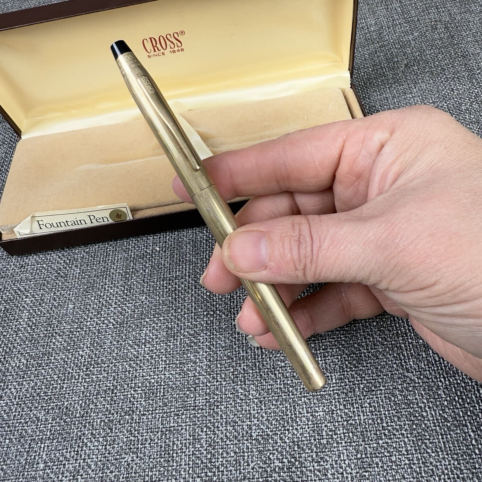 Cross Century 10K Gold Filled Fountain Pen w/14K Gold Medium Nib 3