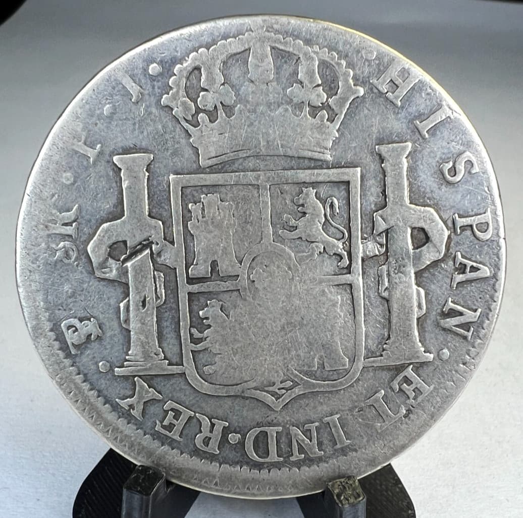 1814 PTS P J Bolivia 8 Reales, 8R, KM# 84, Ferdinand VII 3