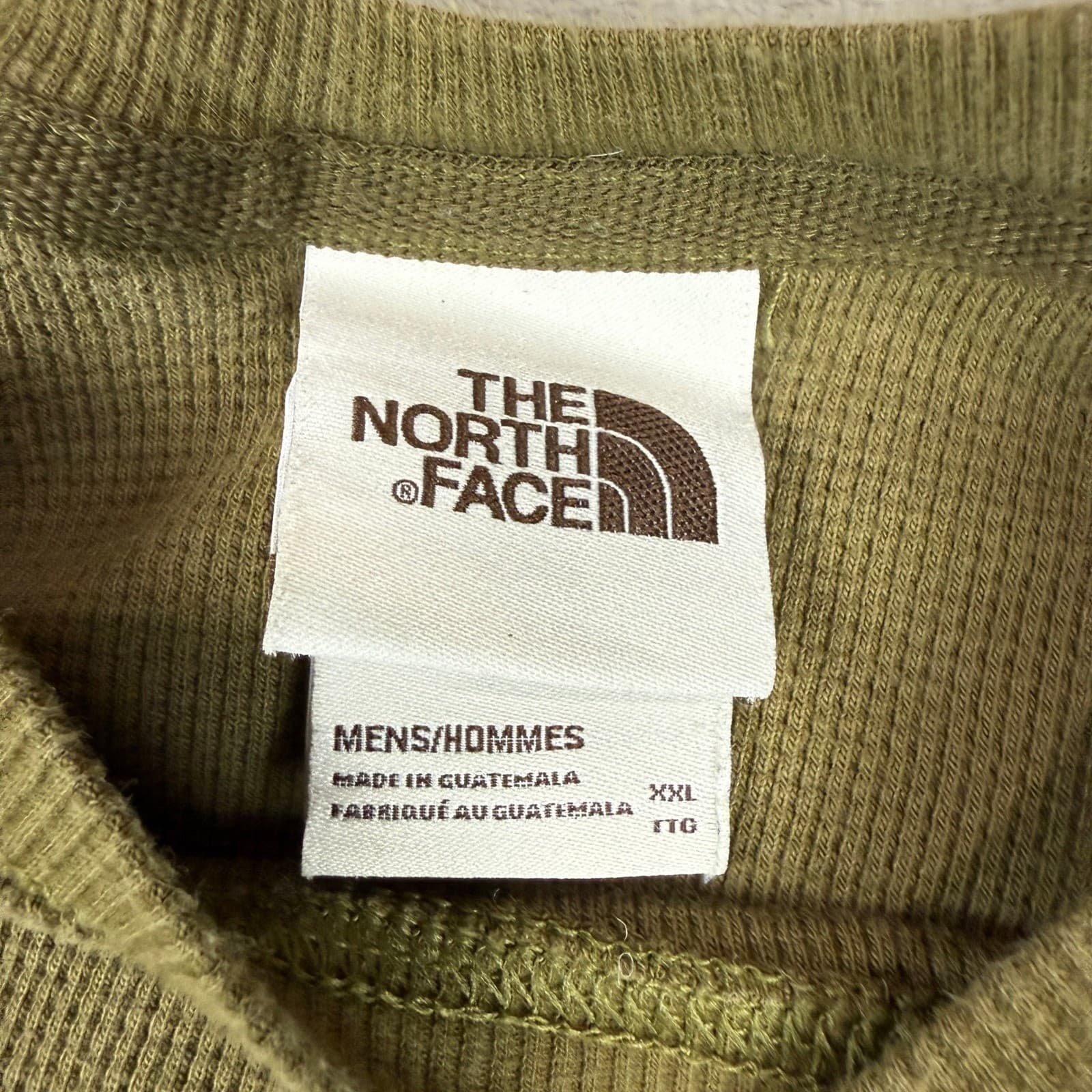 The North Face Shirt Mens XXL Base Layer Long Sleeve Waffle Knit Thermal 2