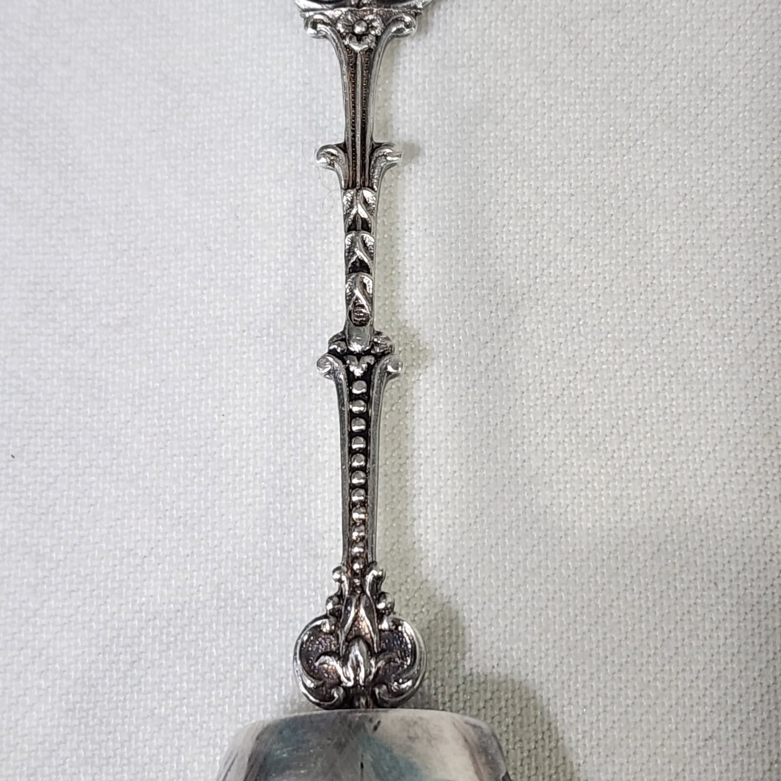 Dutch Silver Plated Spoon Sugar Scoop Souvenir  Holland Netherlands Vtg 1960s 4