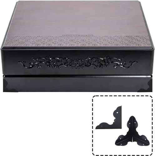 Antrader 24Pcs Case 3.3 x x 3.3cm/1-1/4" x 1-1/4" x 1-1/4"(L*W*H), Black 3