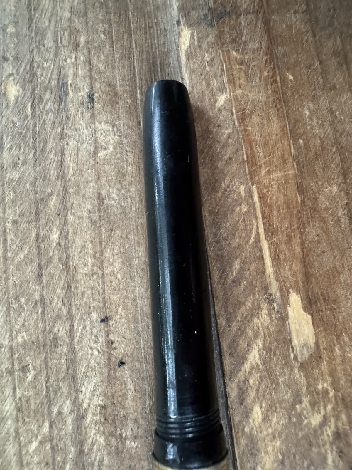 Vintage Eversharp Fountain Pen 14K Gold Plated Nib Black 1940s Junior 4.5” 4