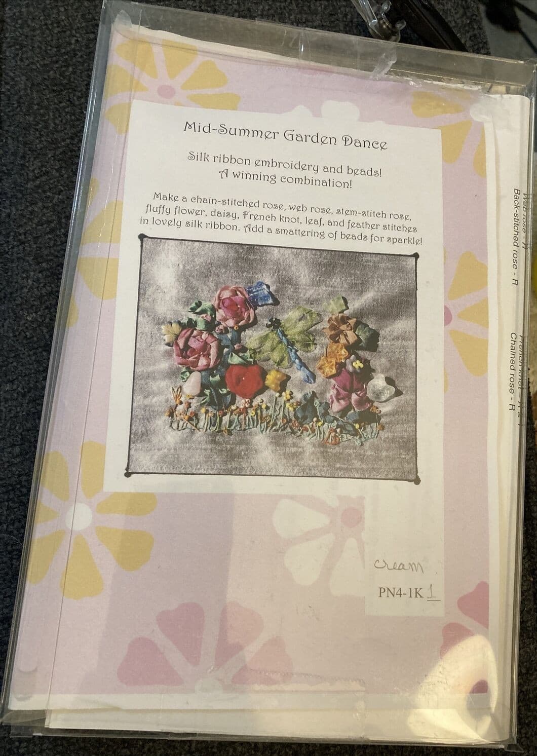 Mid-Summer Garden Dance Silk Ribbon Embroidery Kit~Sherrill Lewis/The Bead Ranch 2