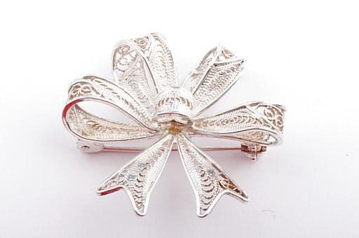 Silver Brooch Pin 800er 2