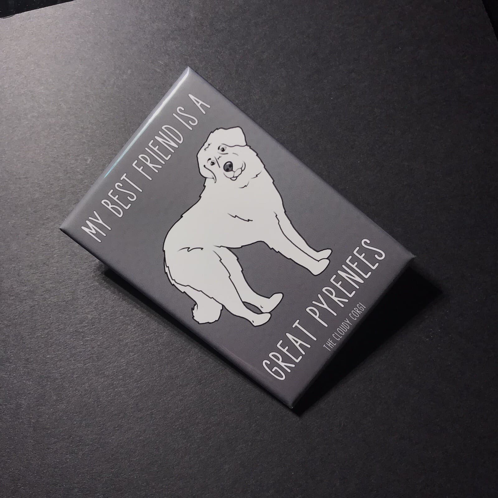 Great Pyrenees Magnet Cute Handmade Dog Gifts Accessories and Kitchen Home Decor 2