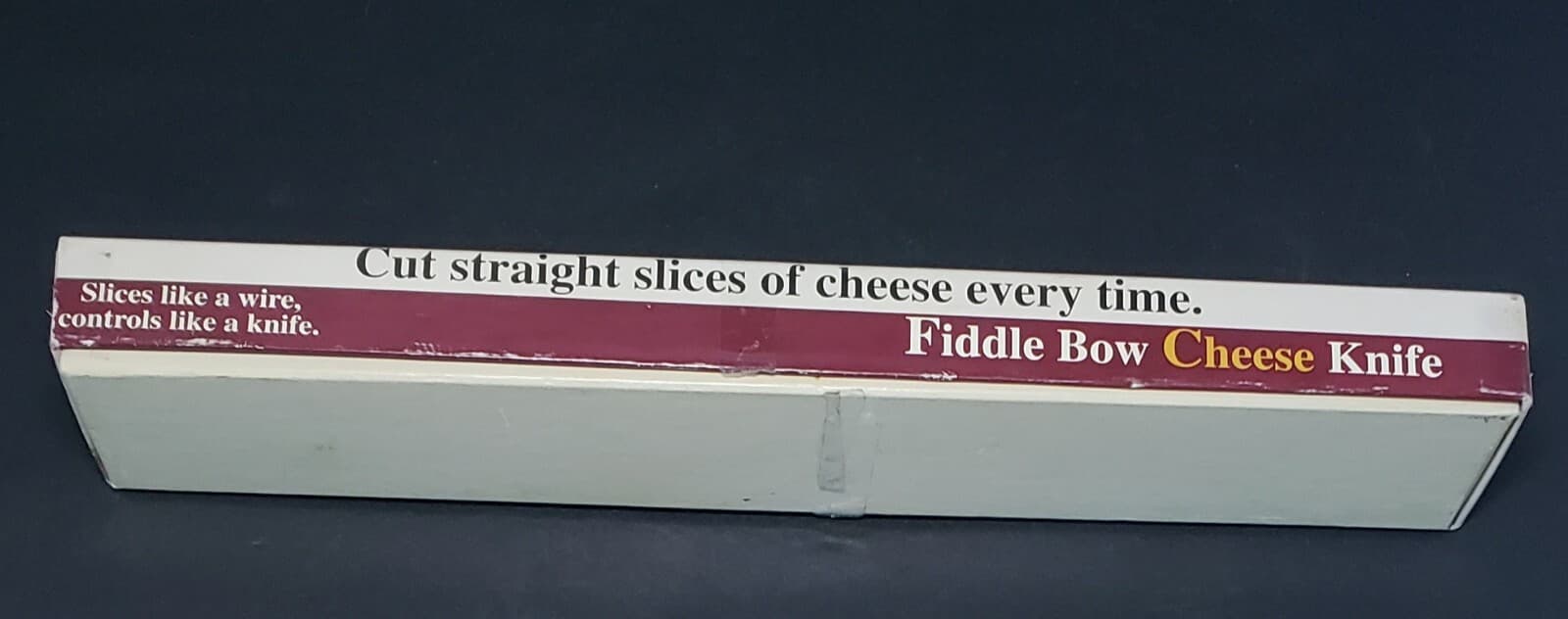 Fiddle Bow Cheese Knife Cherry Wood Right Hand Montana, USA Handmade 2