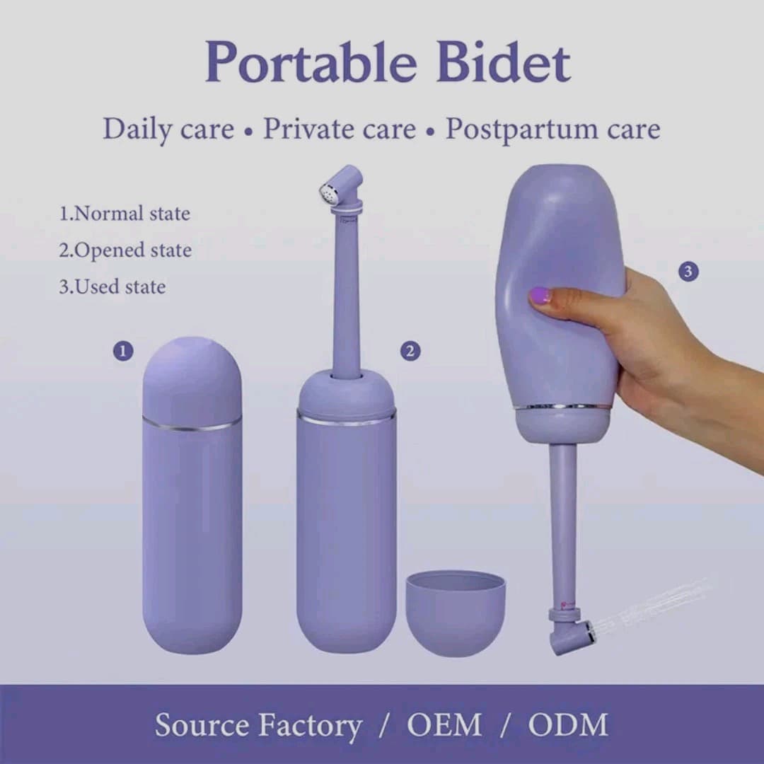  Portable Bidet for Travel: Peri Bottle for Postpartum Care - Handheld Sprayer  2
