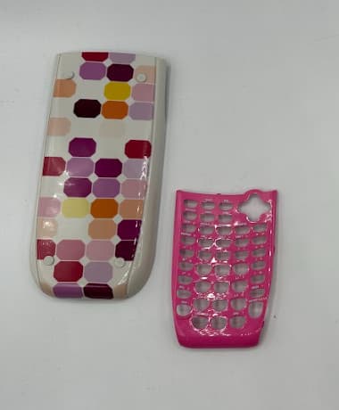 Texas Instruments TI-84 Plus SE Faceplate & Holster ONLY - Pink Tiles