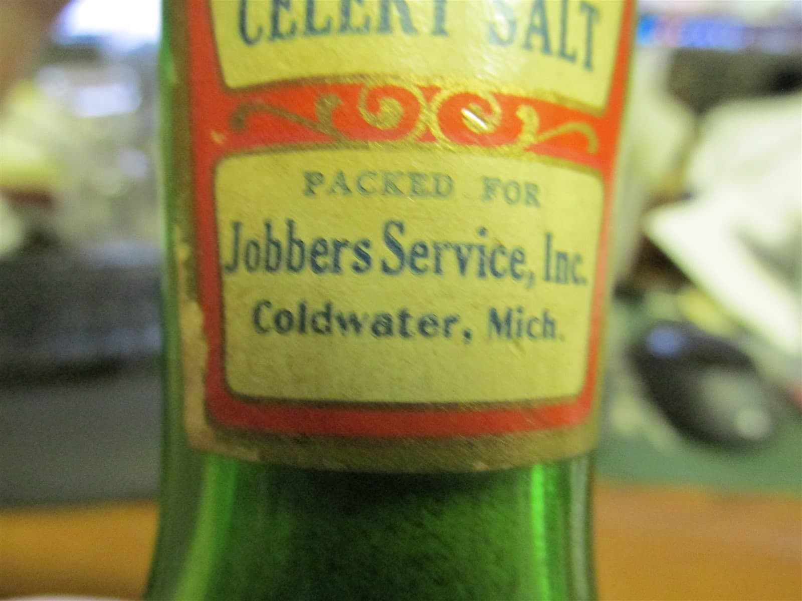 Coldwater, Mich. Defiance Celery Salt Jobbers Service Are Deco green Shaker MI 5