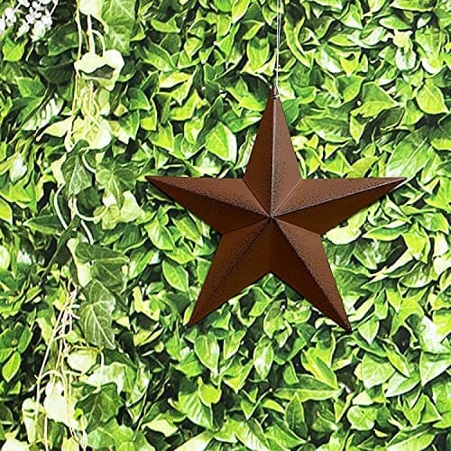 Metal Patrotic Old Glory Dimensionalic Barn Star Wall Mounted Outdoor Rust 6