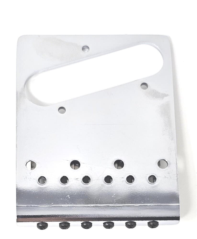 True Custom Shop® Gotoh Brass Bridge w/h Steel Saddles Fits Fender Modern Tele 5