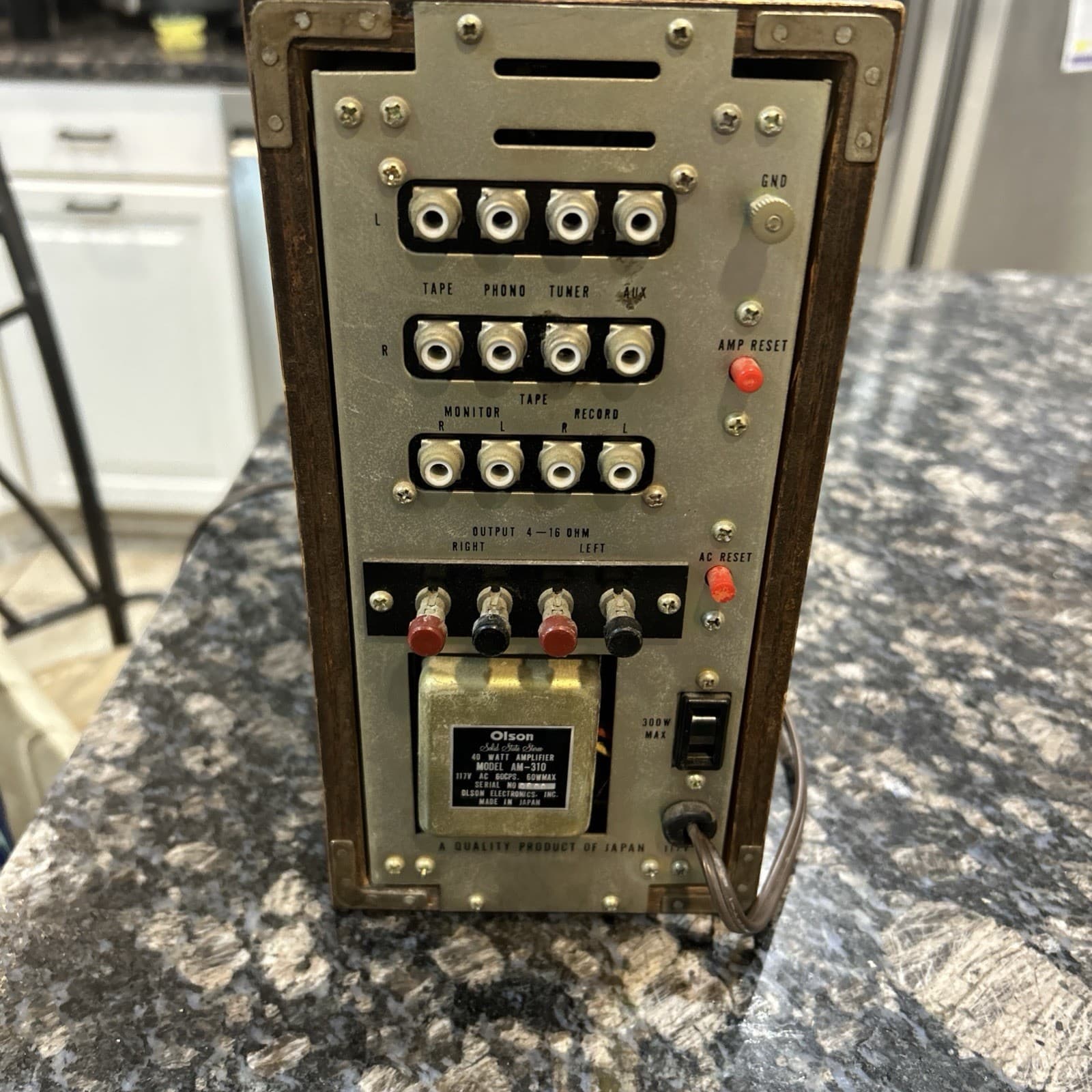 Vintage Olson AM-310 Integrated Amplifier 3