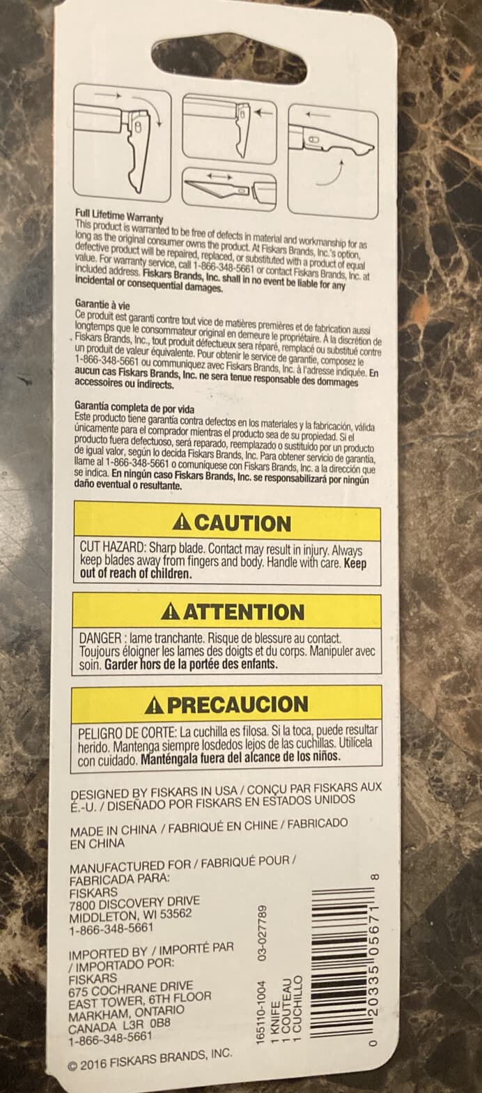 Fisk are Comfort Detail Knife With Soft Grip 4