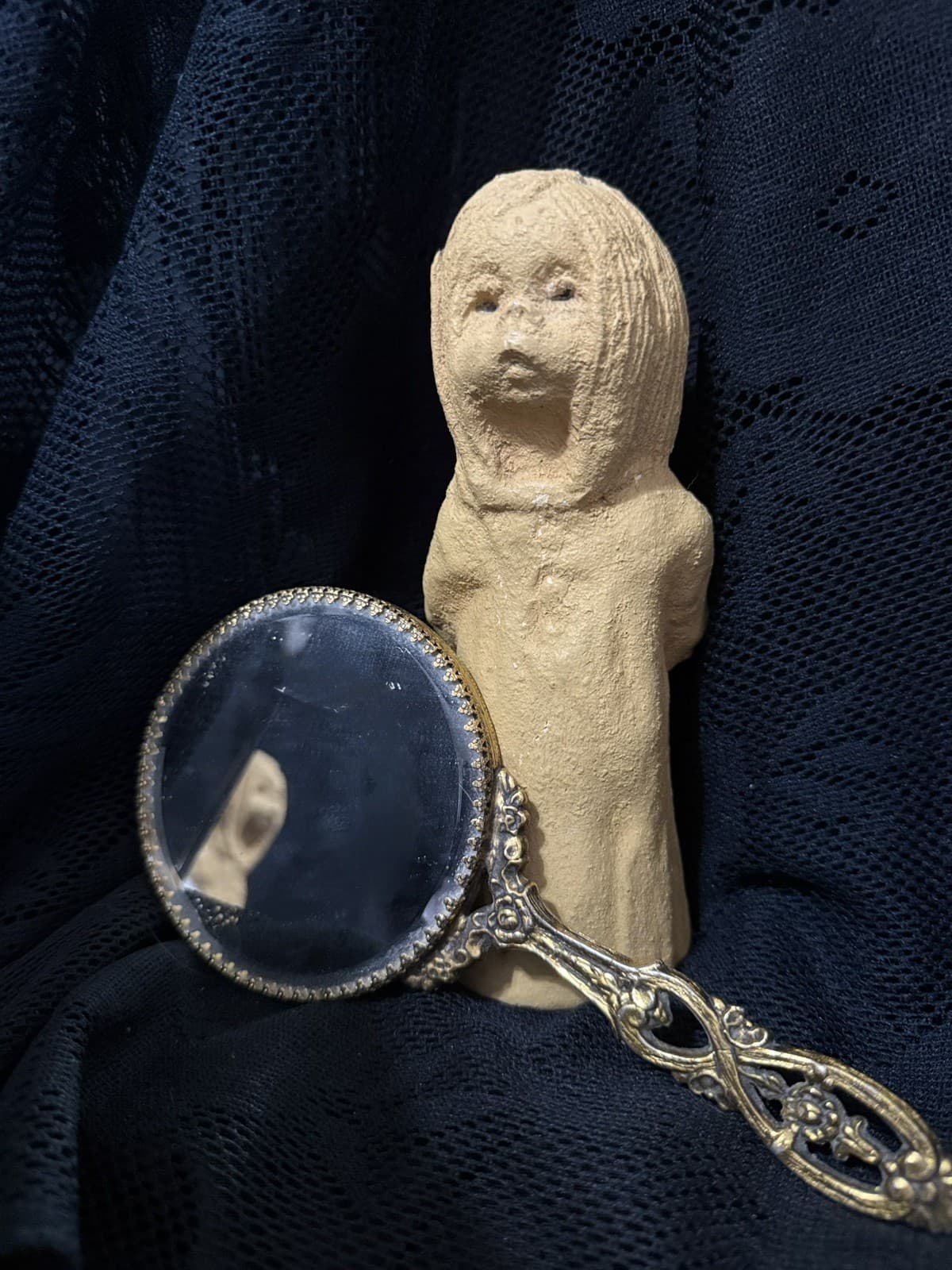 Haunted Spirit Victoria Mirror Scrying Child Guide Reflection Manifestation Emp