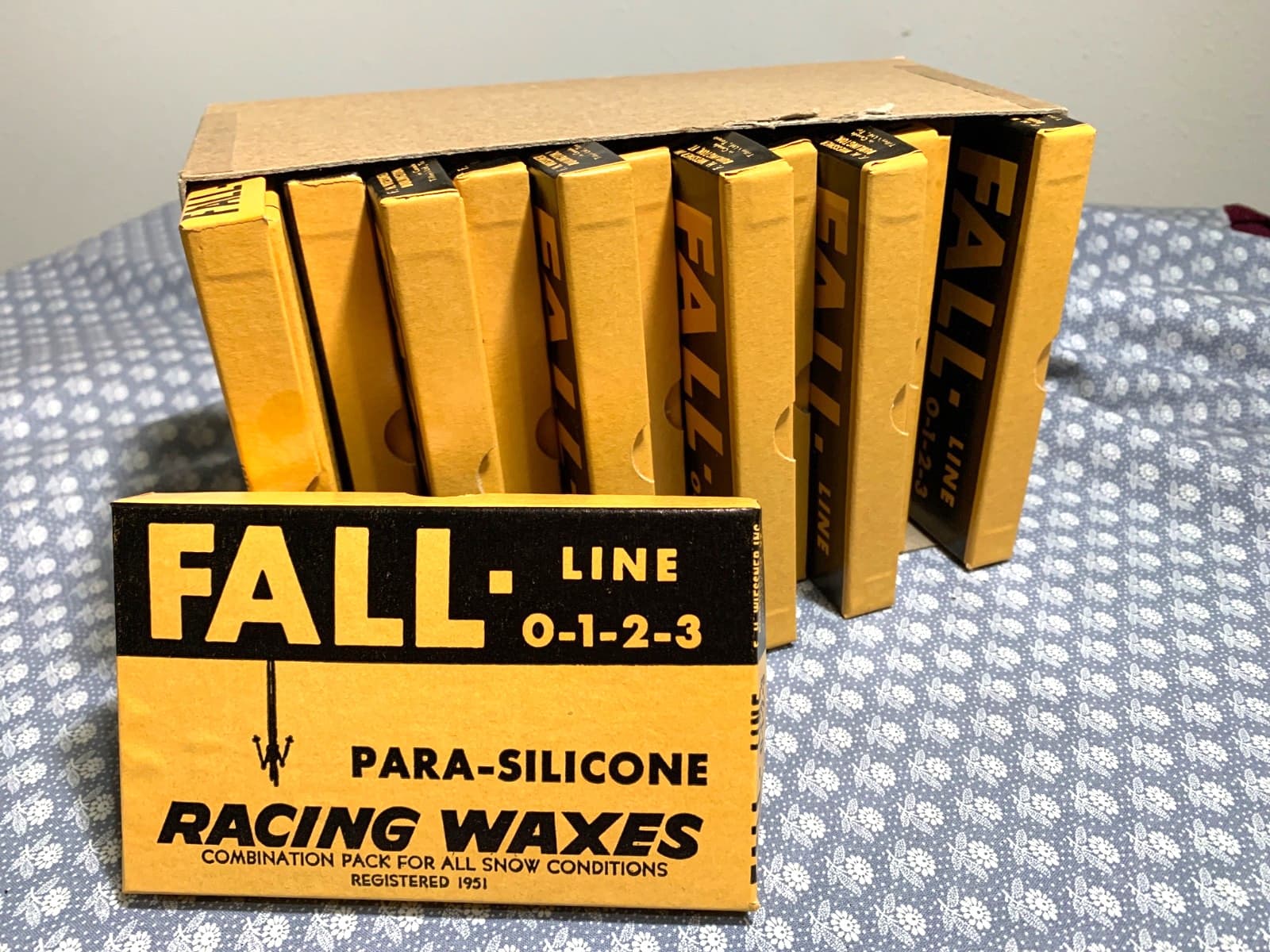 NEW LOT OF 12 VTG FALL-LINE Racing Wax Kits ParaSilicone Weissner VT 4 Wax Combo 2