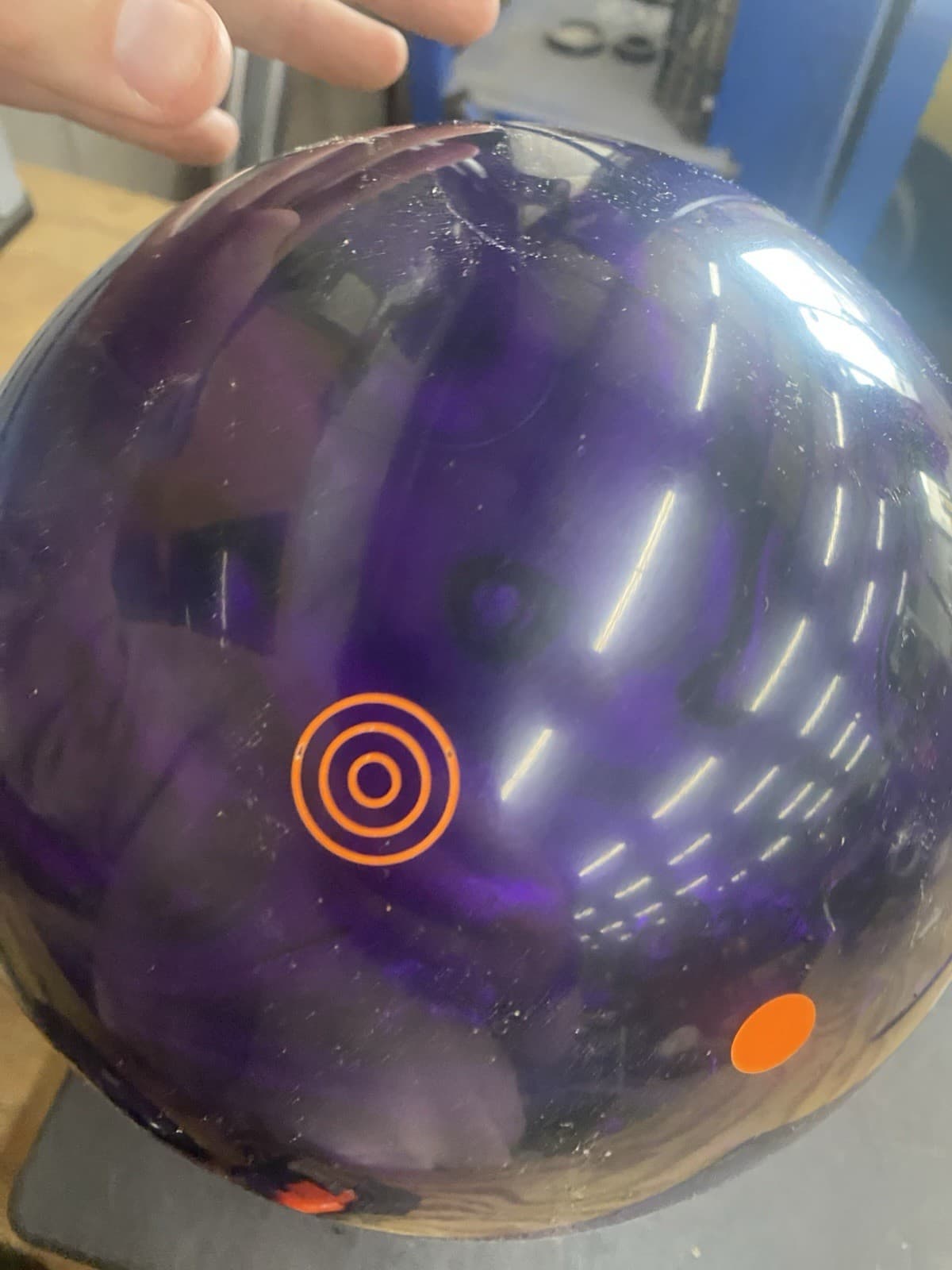 14 Pound-Ebonite "GB4 HYBRID PURPLE" NOT DRILLED 5