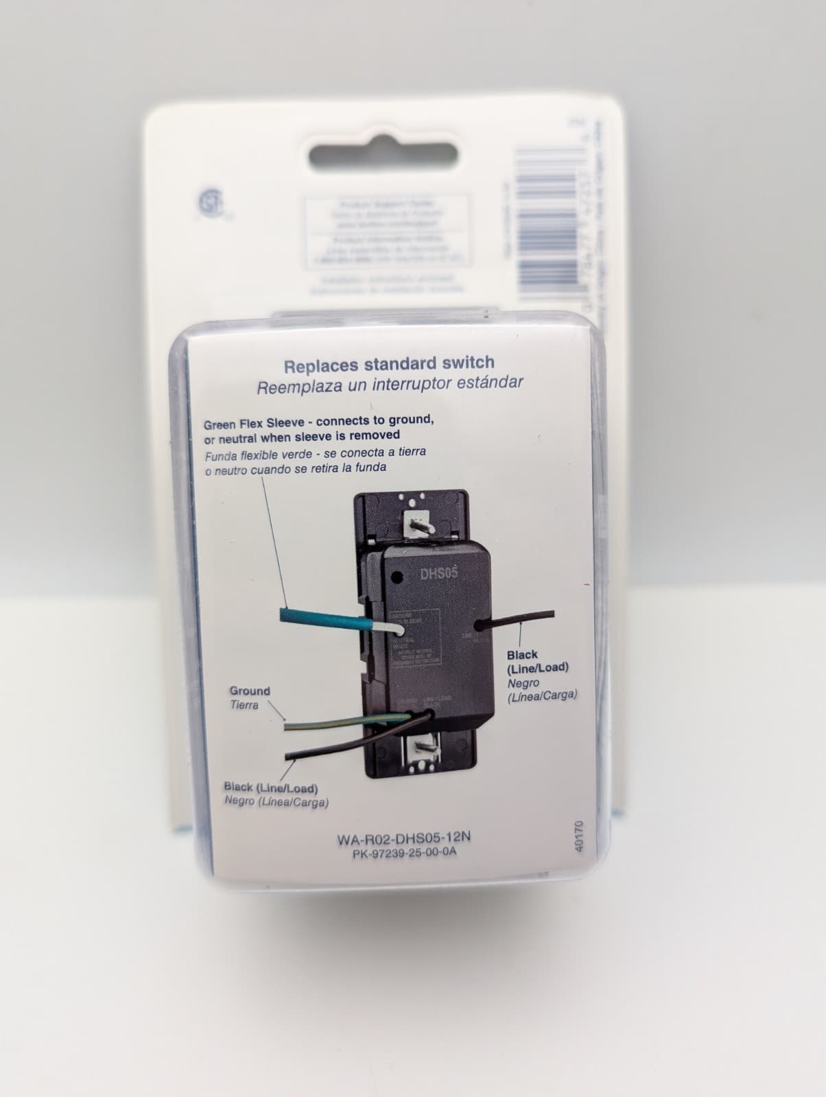 Leviton Decora In-Wall Humidity Sensor Fan Control Switch White - DHS05-1LM 4