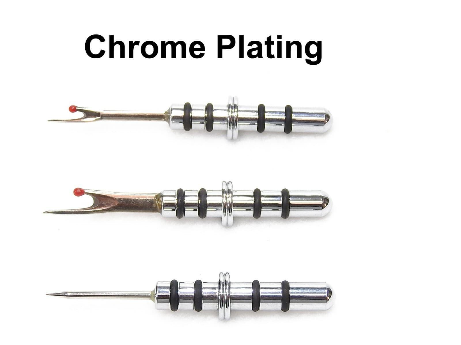 Handmade Double Seam Ripper w/Sewing Stiletto, Frog Pebble Green Crush Acrylic 6