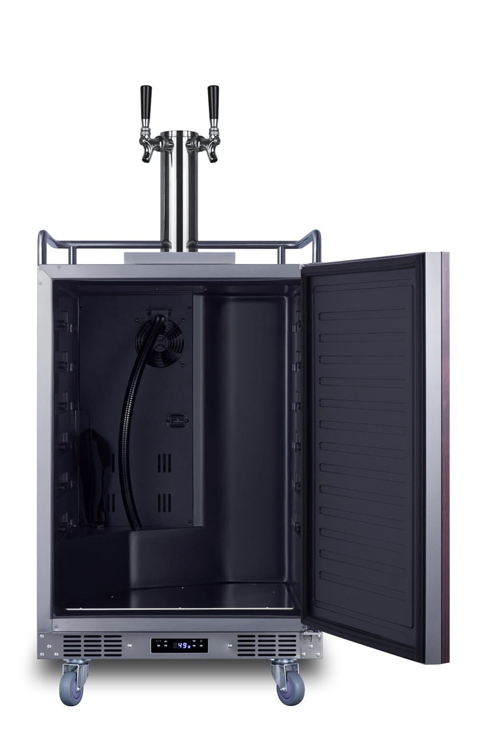 Summit SBC682WKDTWIN 24"W 5.6 Cu. Ft. Built-In / - Stainless Steel 5