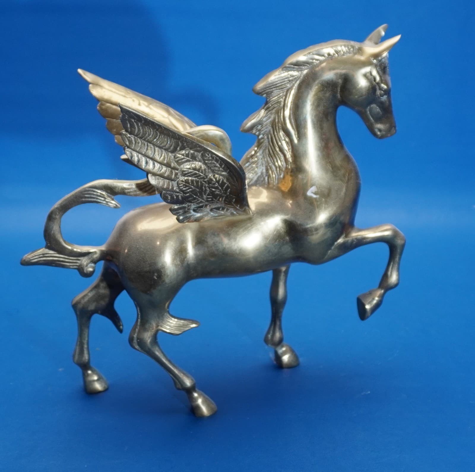 brass winged Pegasus figurine mythical flying horse 3