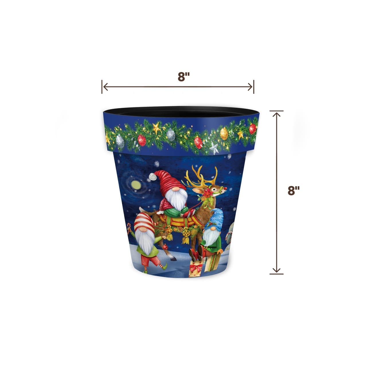 Briarwood Lane Happy Holiday Gnomes Small Planter 2