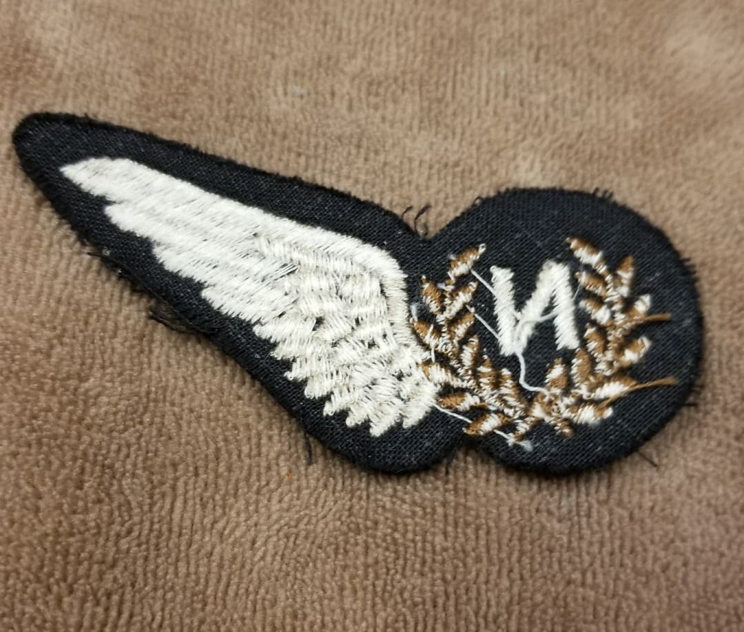 British WW2 RAF Navigator Half Wing Patch Canadian Mint  2