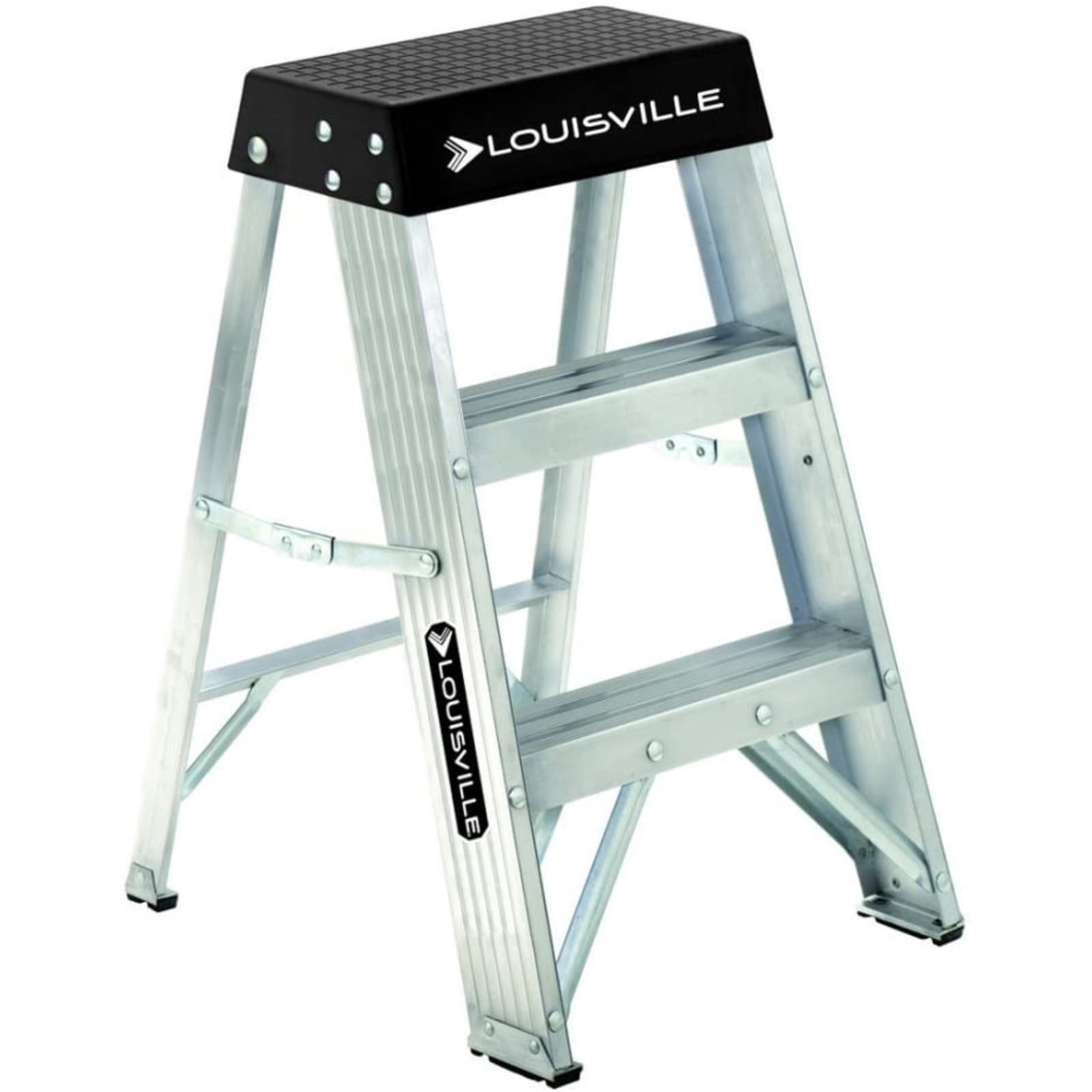 Louisville (#AS3002) ANSI rated, Type IA Heavy Duty Aluminum Step Stool, 2 ft