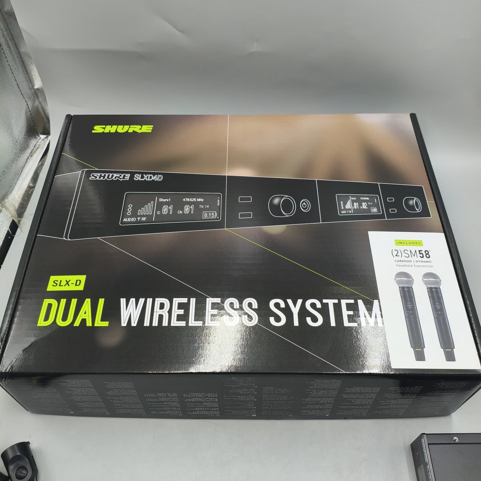 SLXD4D/SM58 Dual Handheld Wireless Microphone System New