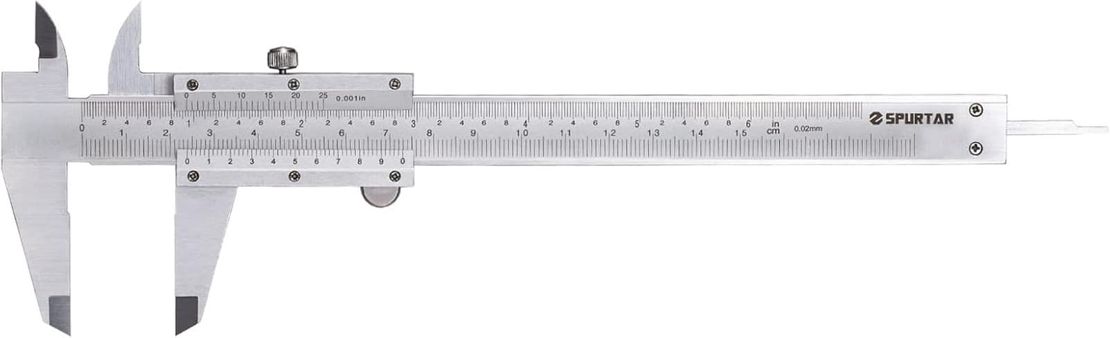 Vernier Caliper Measuring Tool 6" Stainless Steel, 0-6Inch/0-150Mm Manual Non Di 6
