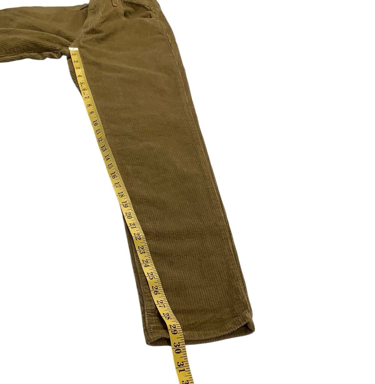 Levi's Boyfriend Tapered Leg Corduroy Womens Size 29X30 Golden Brown 4