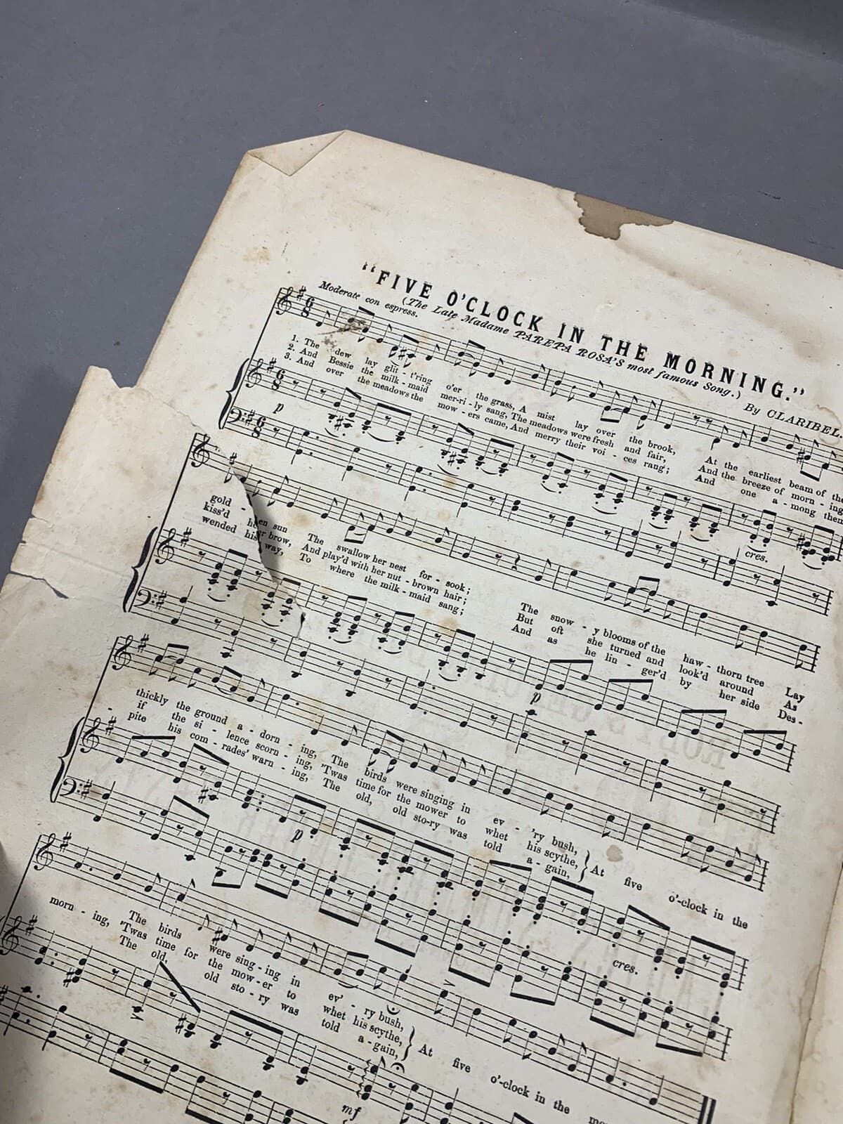 Antique Sheet Music - Advertising Women’s Mystic Rubber Clothing Garments 6