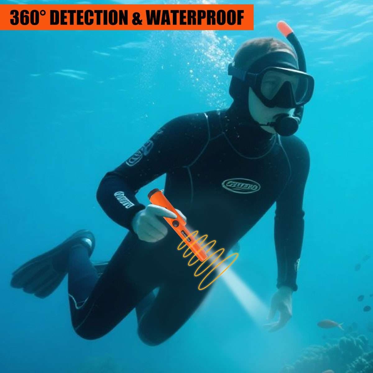 Metal Detector HandHeld Pro Pinpointer Pointer Probe Waterproof Sensitive Tester 6