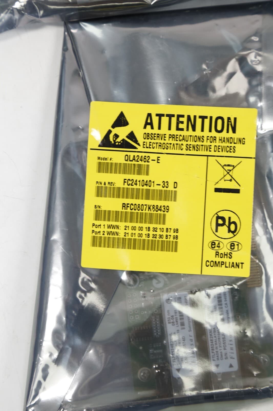 4x SUN QLA2462 FC2410401-30 4GB FC PCI-X 2.0 DUAL PORT ADAPTERS - New Sealed 6